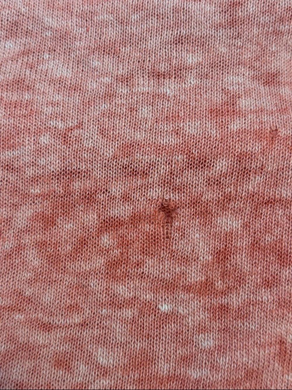 Free People We The Free Burnout Tee Coral M Distressed Boho - Picture 7 of 7